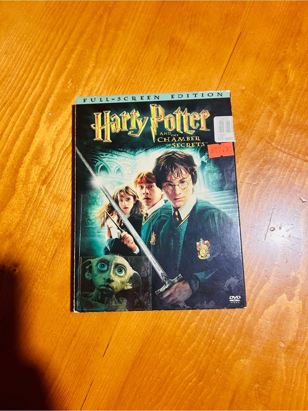 Harry Potter and the Chamber of Secrets DVD full screen edition with bonus